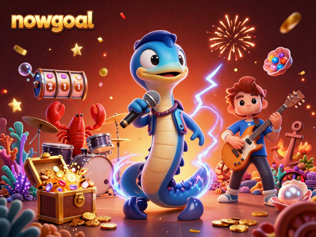 Experience the excitement of nowgoal with an electric eel DJ and casino-themed underwater performance.