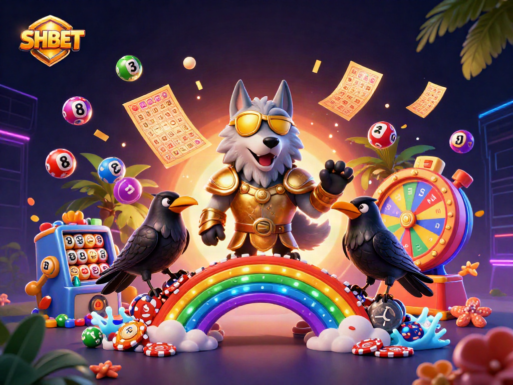 Engage with ecstatic SHBET gameplay featuring Odin and ravens amidst lottery elements.