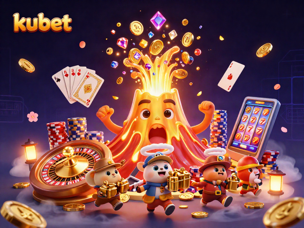 Engage with kubet's thrilling games in an explosion of coins and vibrant casino elements!