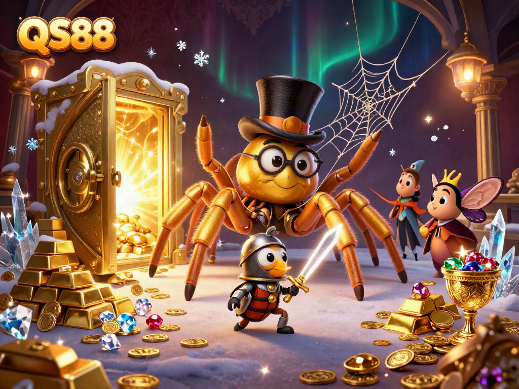 Experience thrilling action at QS88 with enchanting characters in a vibrant casino setting.