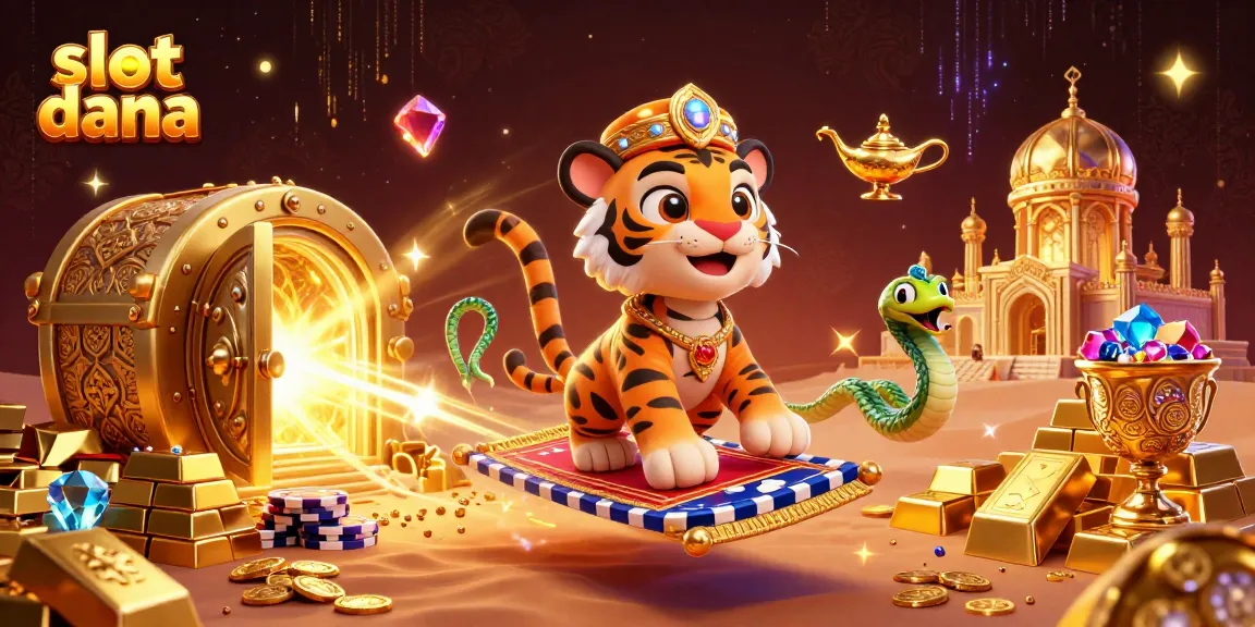 Engage with vibrant slot dana action as a sultan rules over sparkling treasures in a captivating 3D scene.