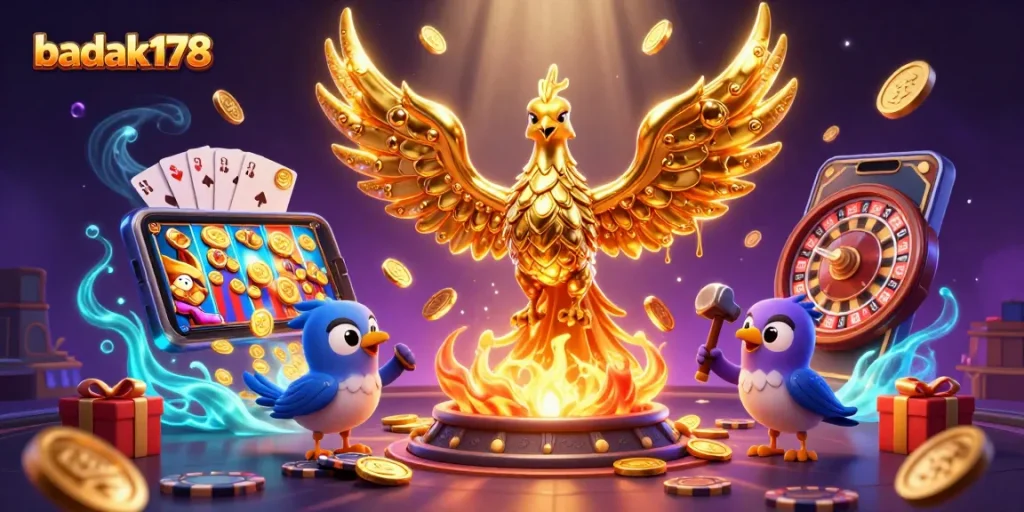 Engage with badak178 as the molten gold phoenix brings luck with vibrant casino visuals.