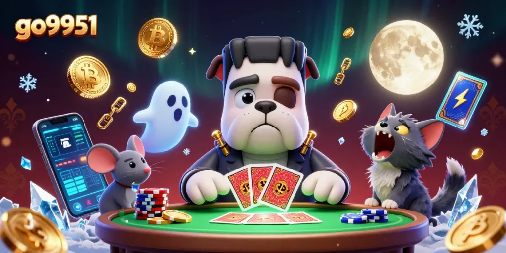 Engage with thrilling gameplay at go9951 featuring cartoon monsters and crypto elements.