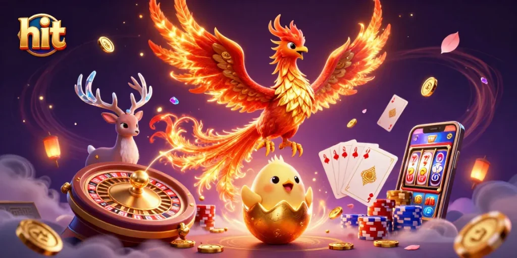 Place your bets and hit the jackpot in a vibrant casino scene featuring rich 3D characters.